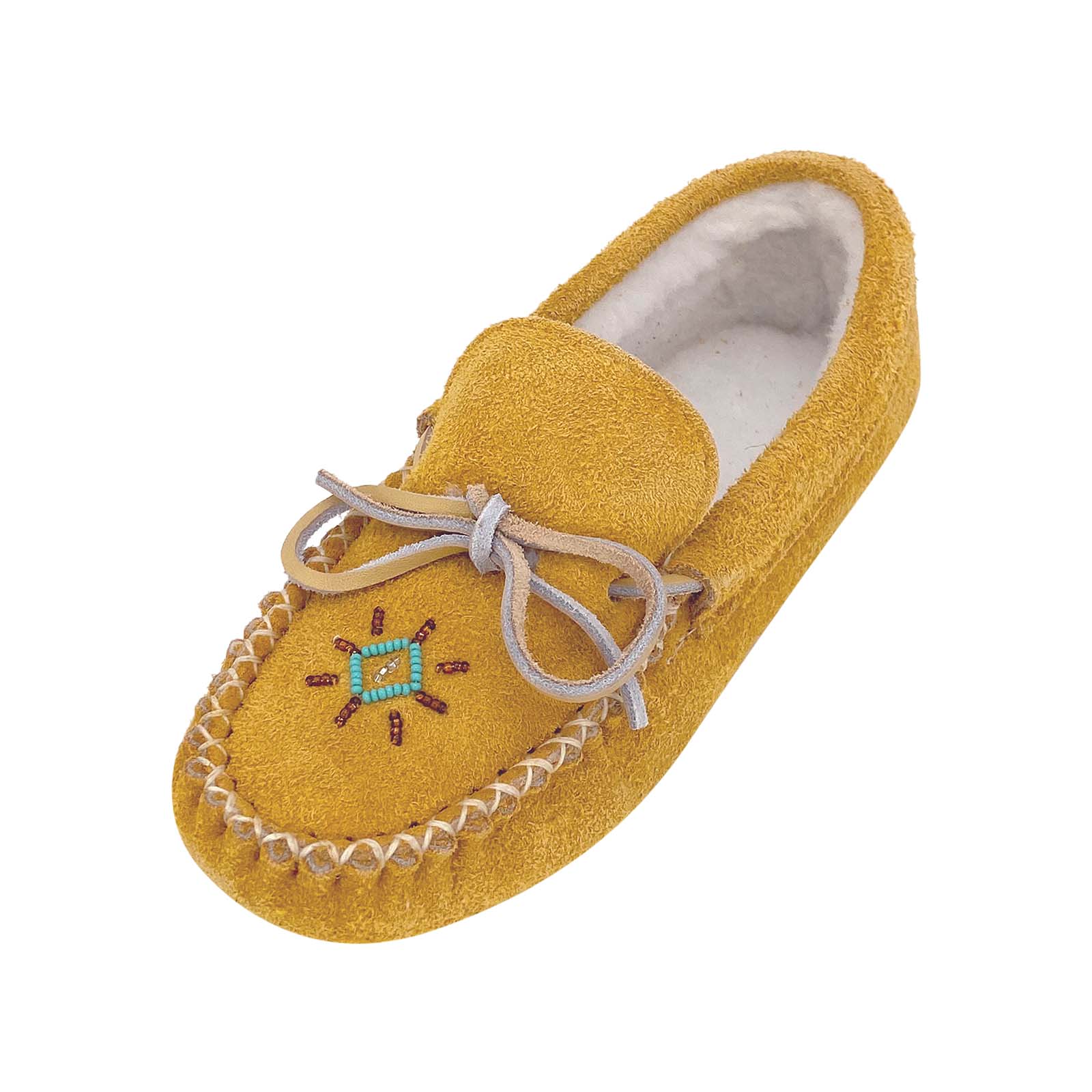 Fleece moccasin clearance