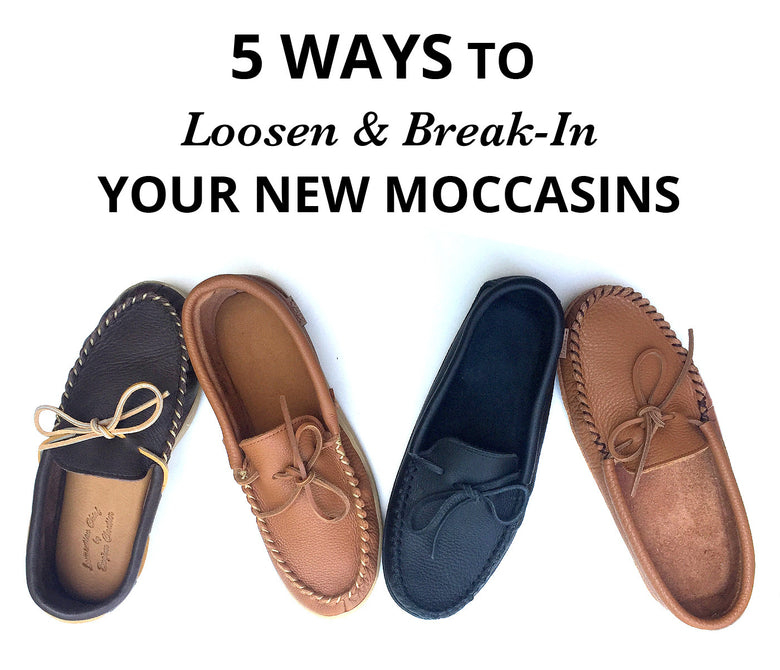 5 Ways to Loosen & Break-In Your New Moccasins – Leather-Moccasins