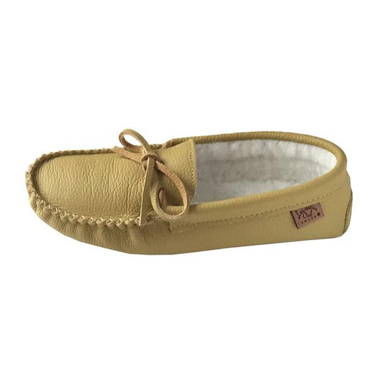 Men's Fleece Lined Leather Moccasins