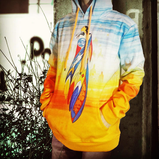 Indigenous Art Hooded Sweatshirt