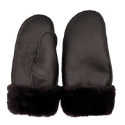 Women's Brown Sheepskin Mittens