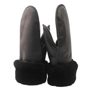 Women's Brown Sheepskin Mittens