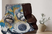 Indigenous Art Throw Blanket