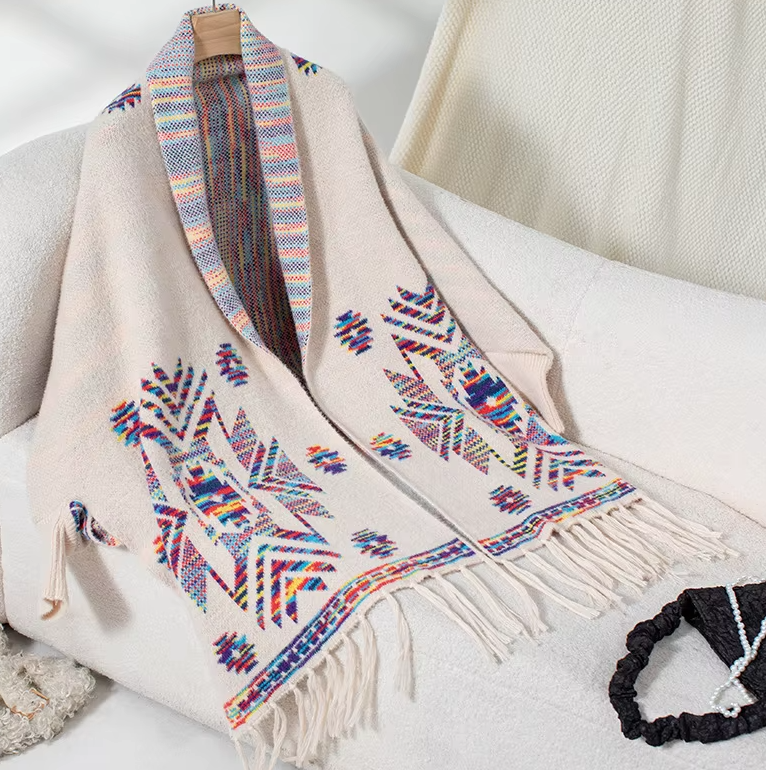 Bohemian Poncho Shawl