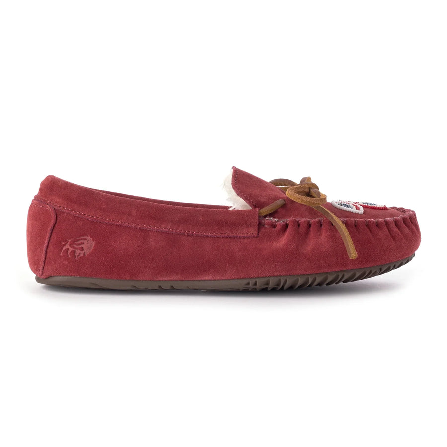 Women's Kayak Cozy Rubber Sole Moccasins