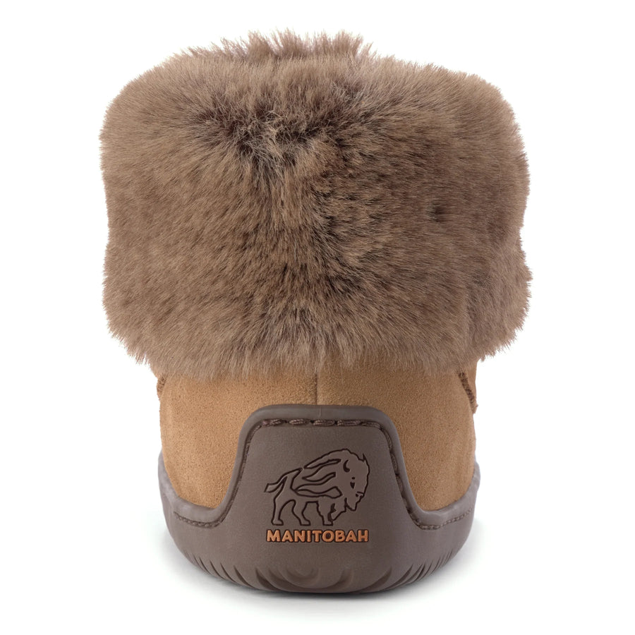 Faux Fur Micro Ankle Mukluk for Women