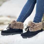 Faux Fur Micro Ankle Mukluk for Women