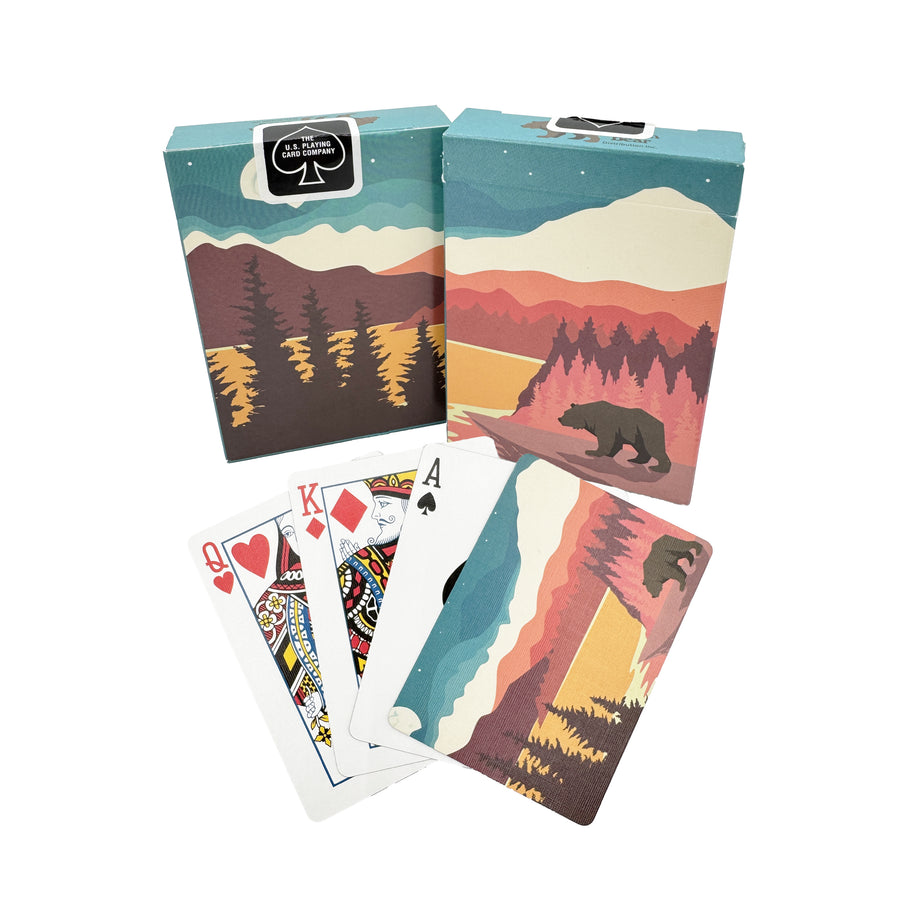 'The Brown Bear' Playing Cards Bicycle Brand