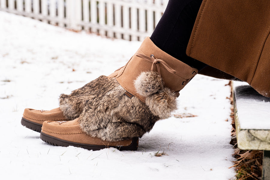 Women's Snowy Owl Waterproof Adjustable Mid-Calf Mukluk Boots