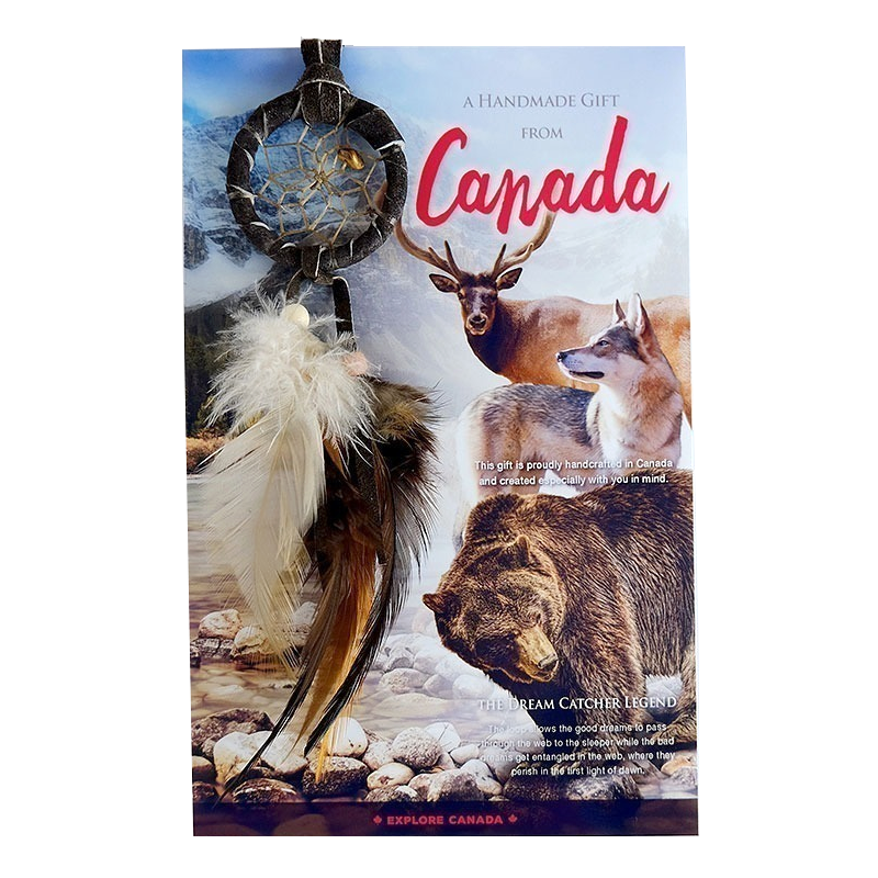 Canadian Destination Blank Greeting Card with Dreamcatcher