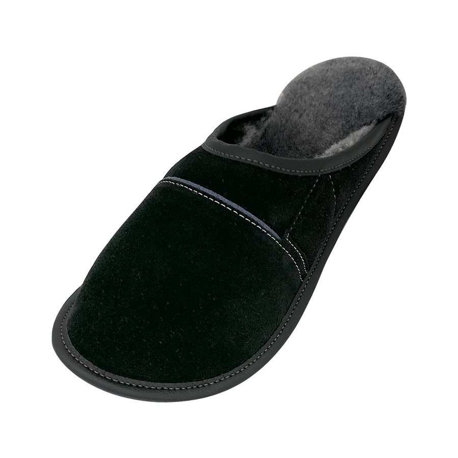 Men's Sheepskin Slip-On Slippers