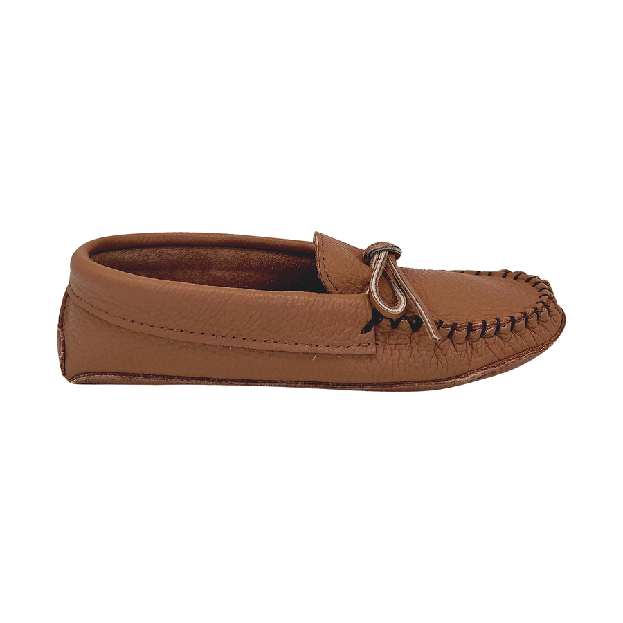 Women's Soft Sole Brown Leather Moccasins