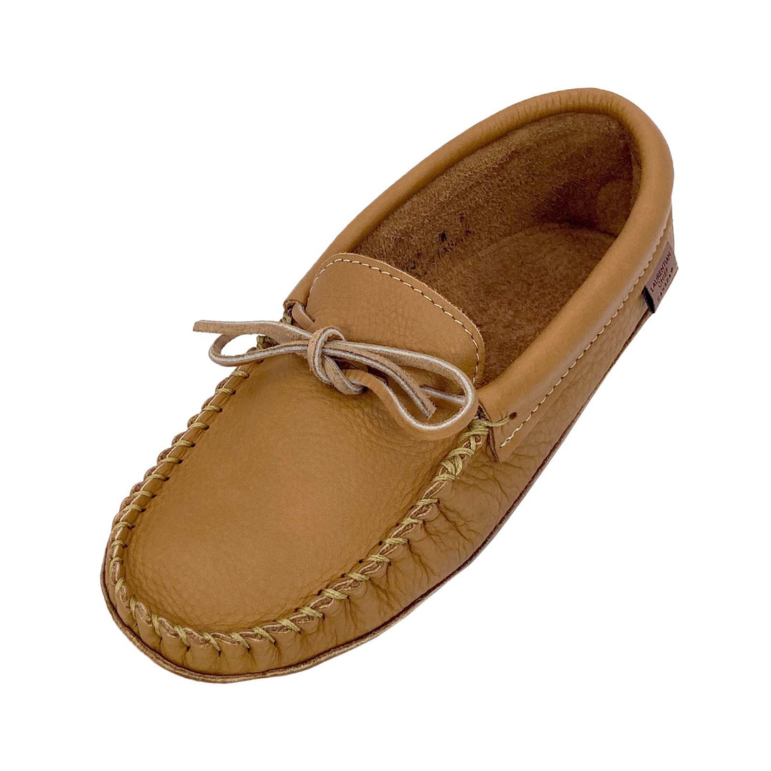 Best Men's Authentic Genuine Leather & Suede Moccasin Slippers & Rubber ...