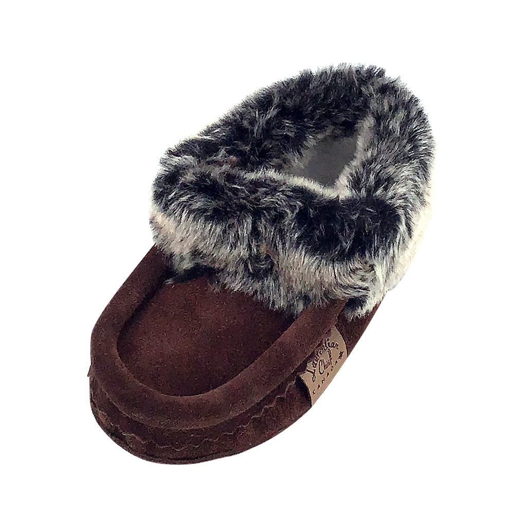 Faux hot sale leather moccasins