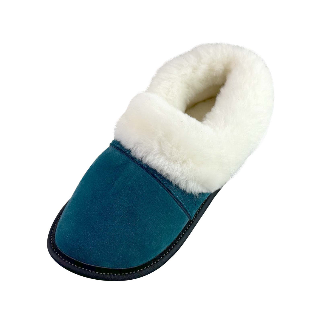 Women's Low-Cut Thick & Plush Sheepskin Slippers by Garneau & Co ...