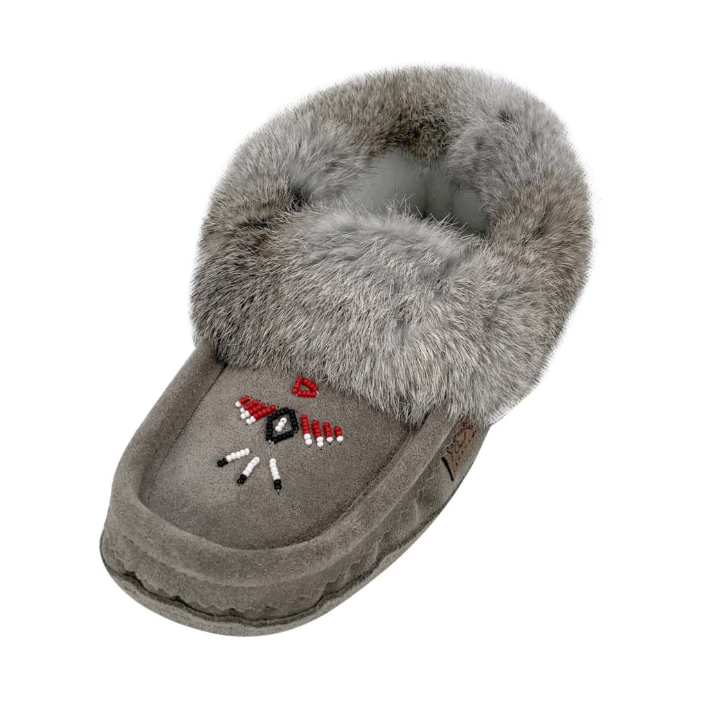 Mens leather fur deals lined slippers