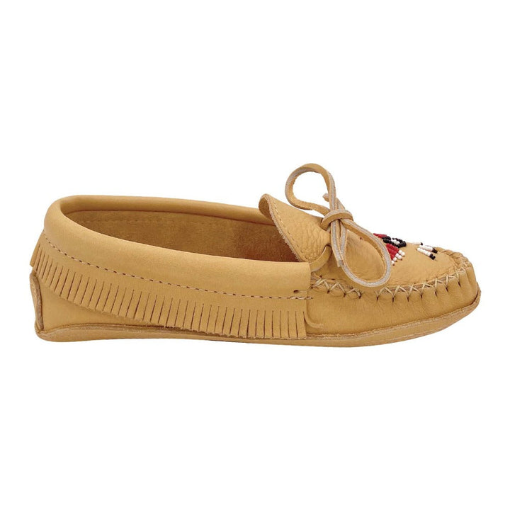 Womens Moose Hide Soft Sole Fringed Moccasin Shoes For Earthing Leather Moccasins 5792